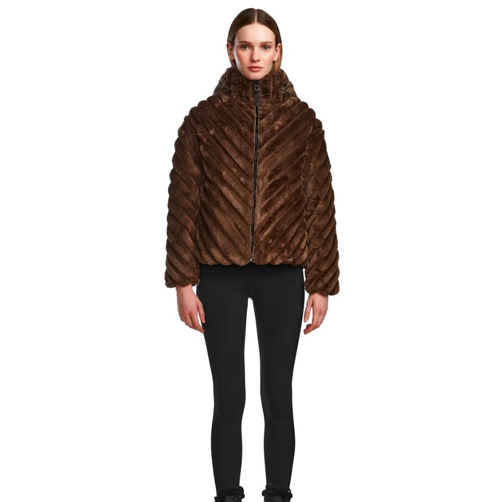 RUDSAK ANASTASIA FAUX FUR JACKET FOR WOMEN